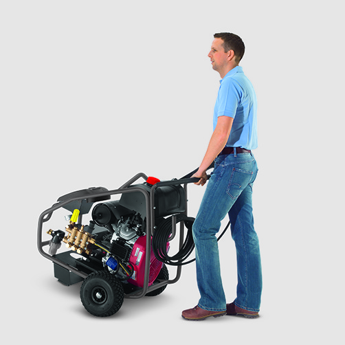 Lavadora de Ultra Alta Pressão HD 13/35 Pe (Gasolina): Mobilidade