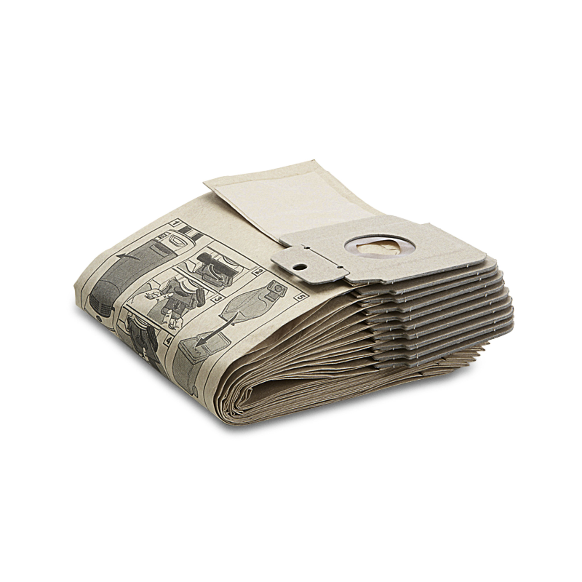 Kärcher Filtros sacos de papel, pacote atacado